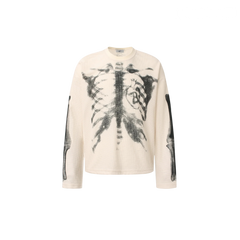 CapCabin Skeleton Print Long Sleeve Tee