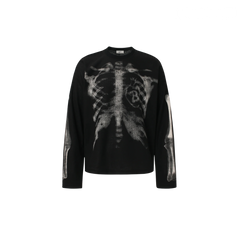 CapCabin Skeleton Print Long Sleeve Tee