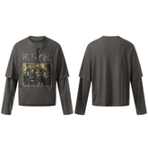 CapCabin Layered Graphic Long Sleeve Tee