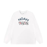 NOAH Loose Printed Heavyweight Cotton Couple Long Sleeve T-shirt