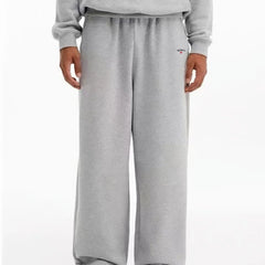 NOAH MARS Cross Logo Embroidered Micro Flared Sweatpants Men Casual Sports Pants