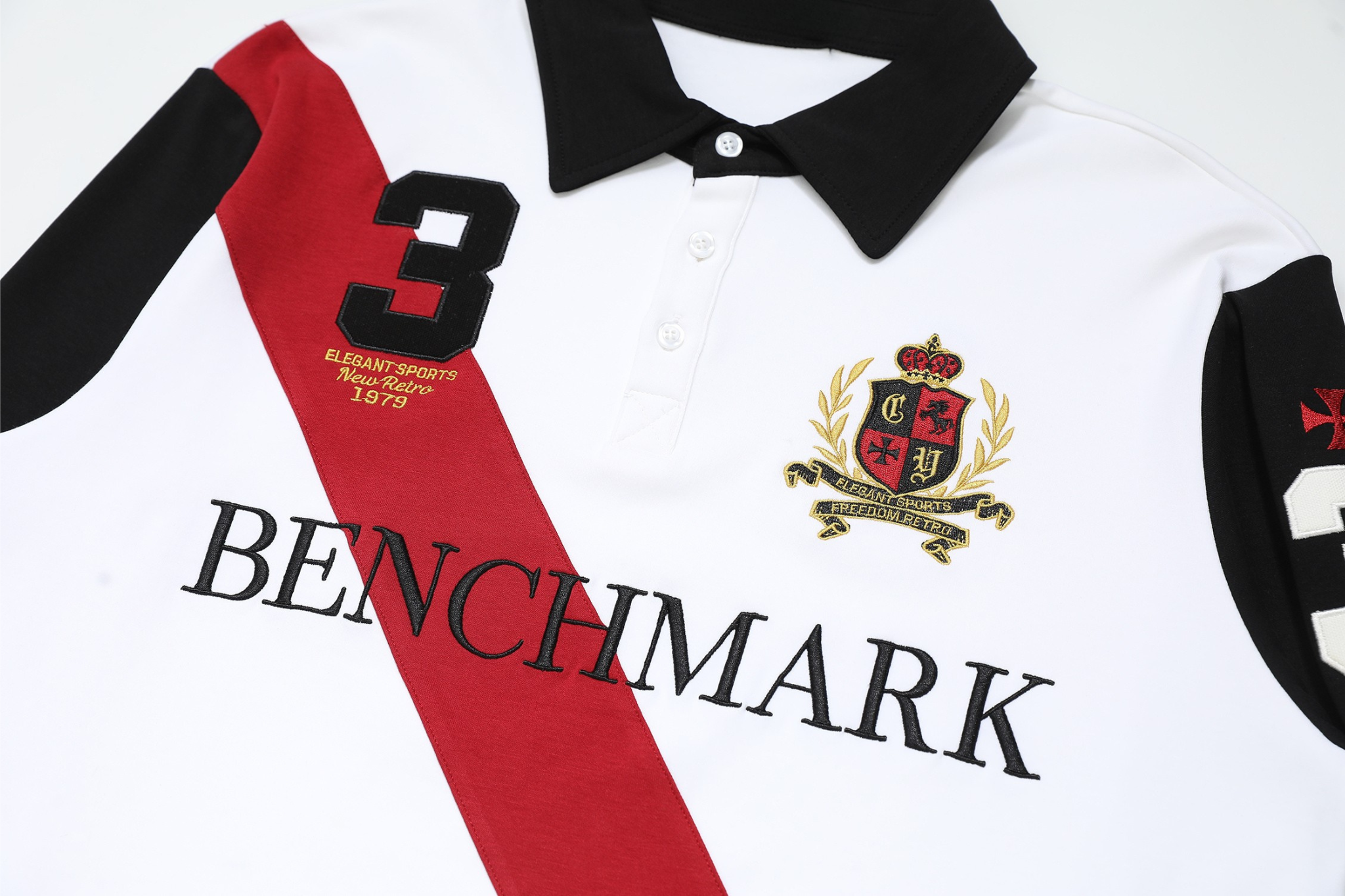 CapCabin Heritage Stripe Long Sleeve Polo