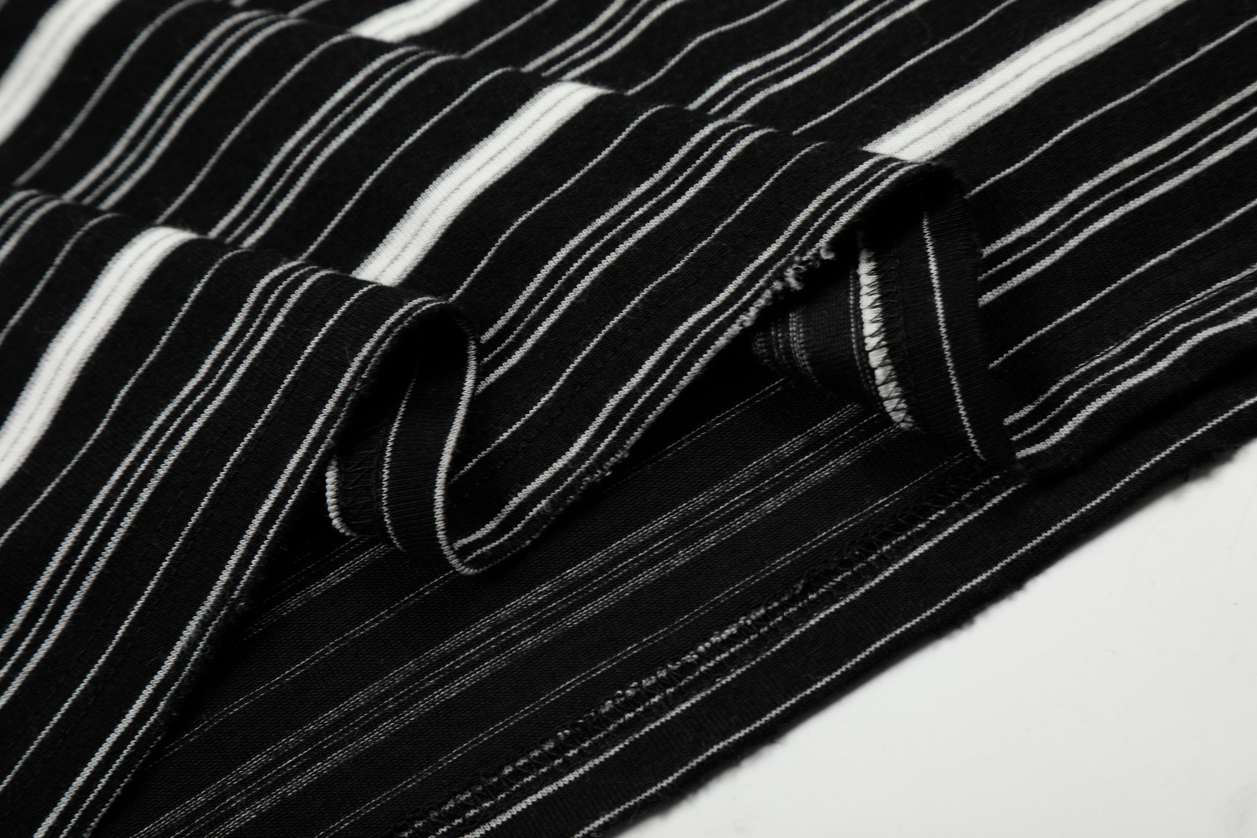 CapCabin Striped Henley Long Sleeve Tee