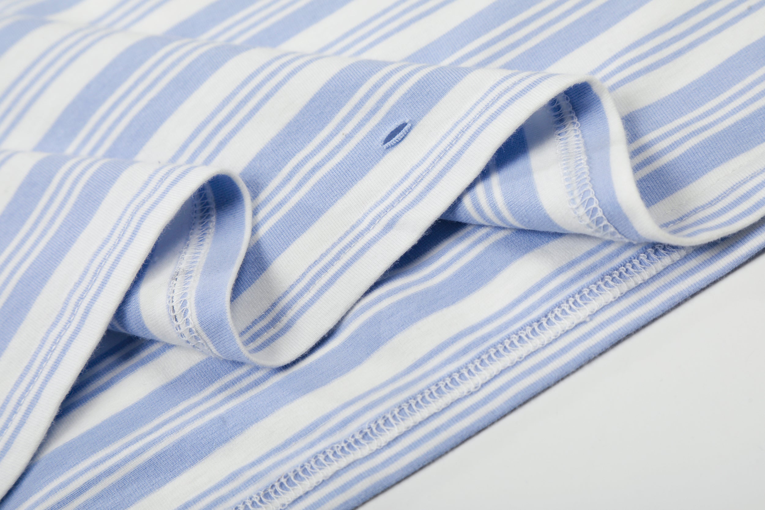 CapCabin Striped Long Sleeve Polo Shirt