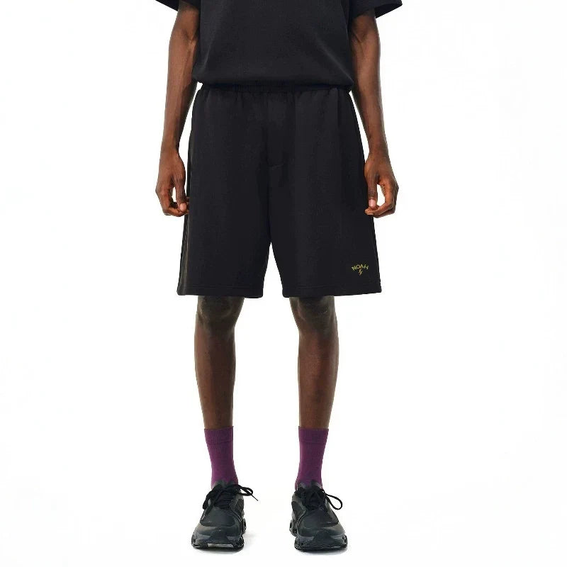 NOAH MARS Lightning Embroidery Small Label Men's Sport-Style Five-Piece Pants