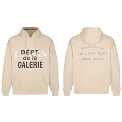 Gallery Dept x Lanvin Beige Hoodie