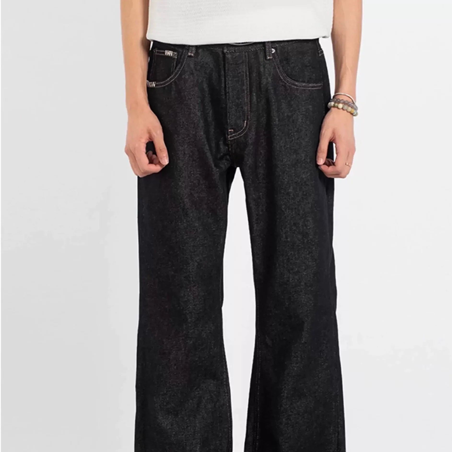 NOAH MARS 13.5oz Hand Sewn Vintage Micro Flared Jeans