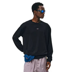 NOAH MARS Men Long Sleeve Tee Chest Embroidered Cross Small Tag American Casual