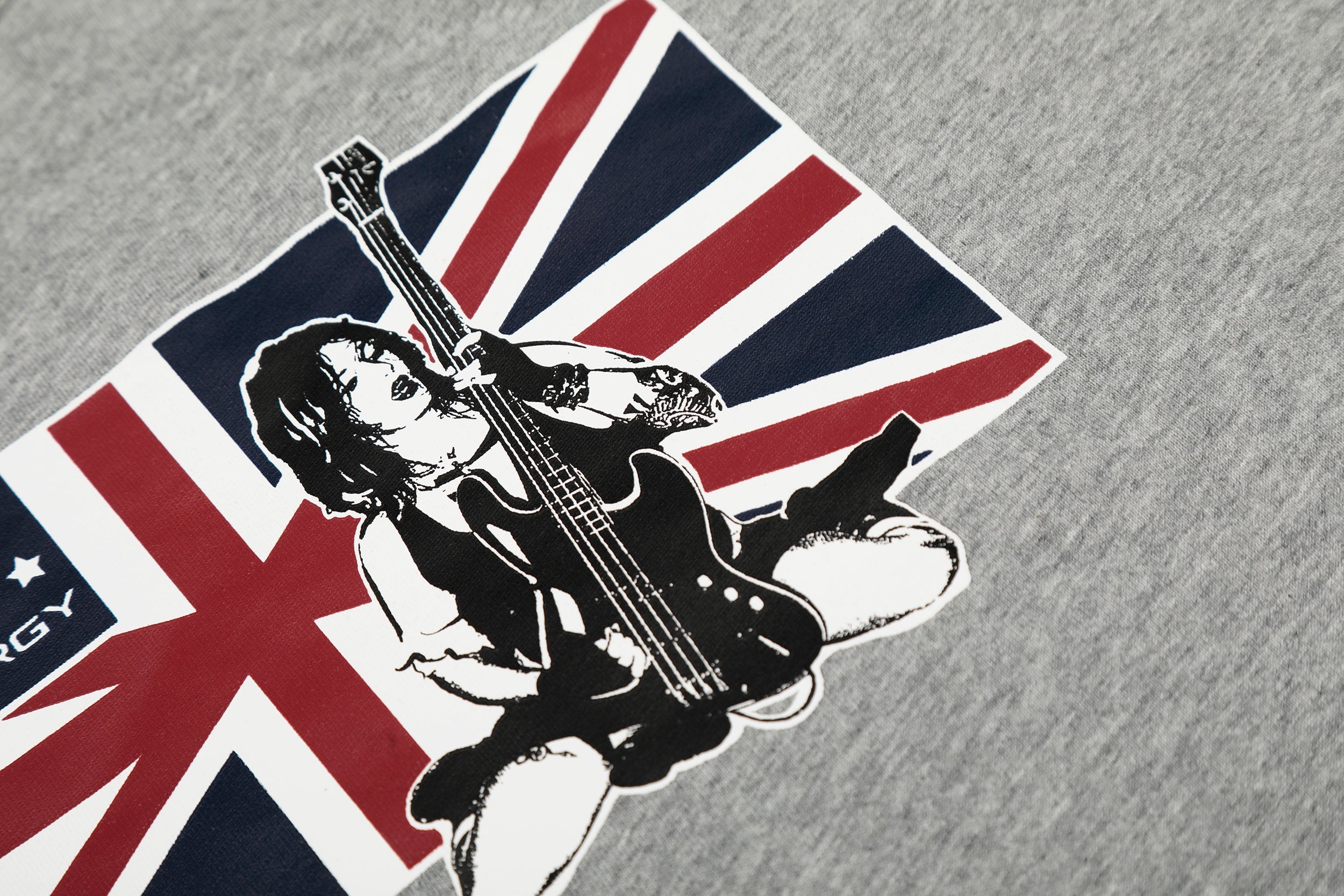 CapCabin Union Flag Graphic Raglan Long Sleeve Tee