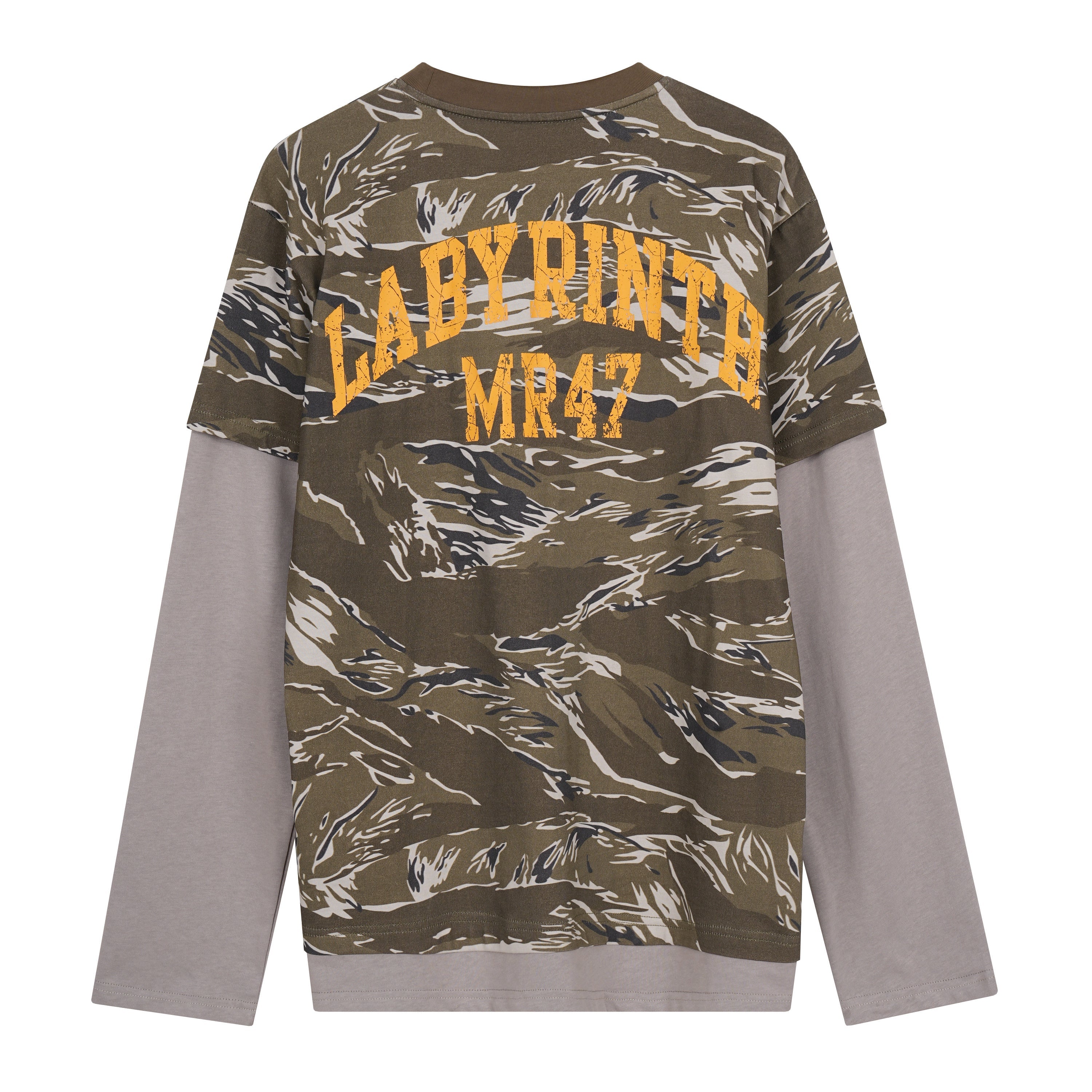 CapCabin Camo Layered Long Sleeve Tee*