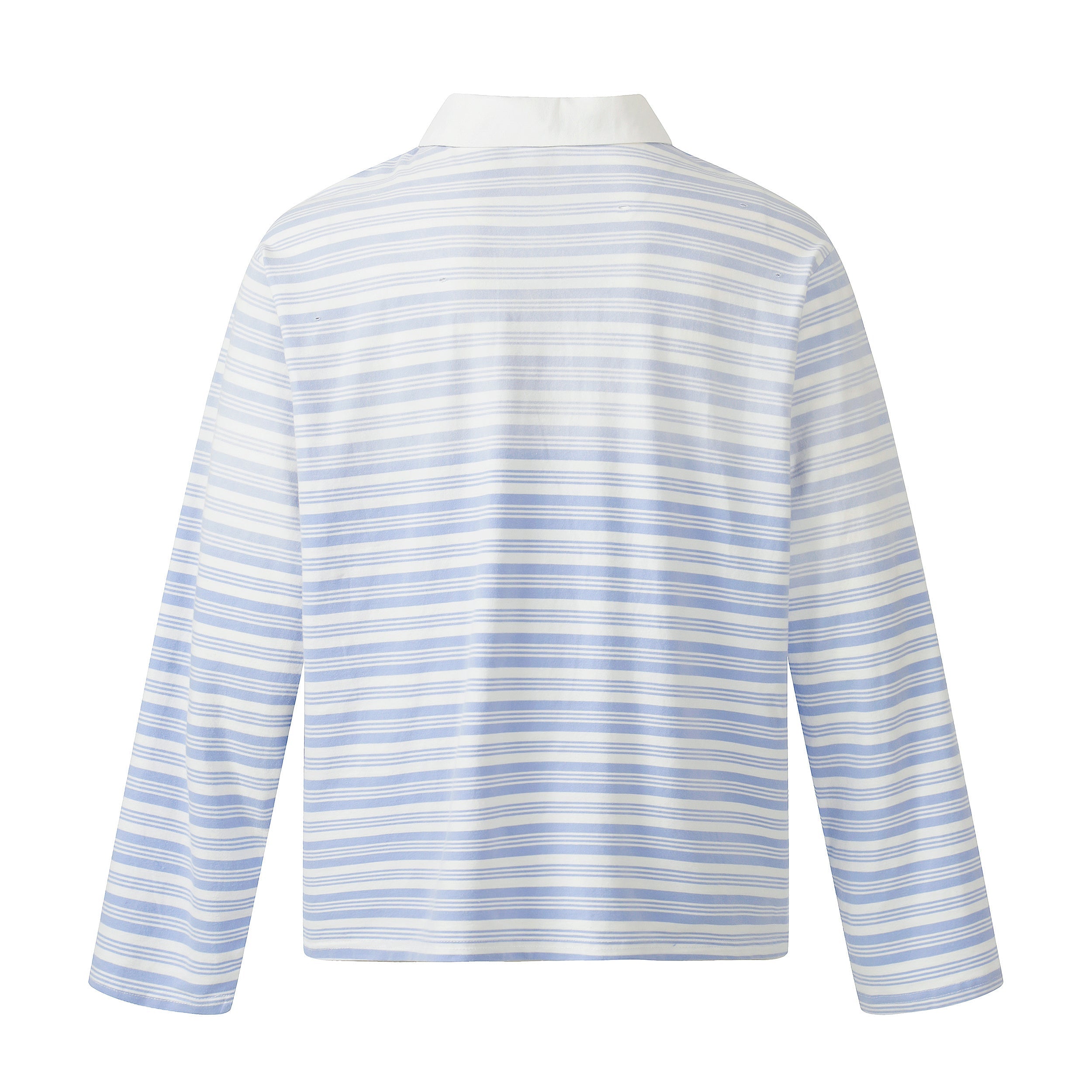 CapCabin Striped Long Sleeve Polo Shirt